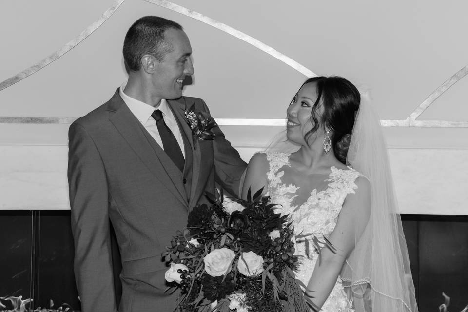 Bide And Groom Portrait