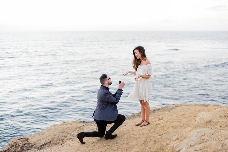 Engagement by the beach2