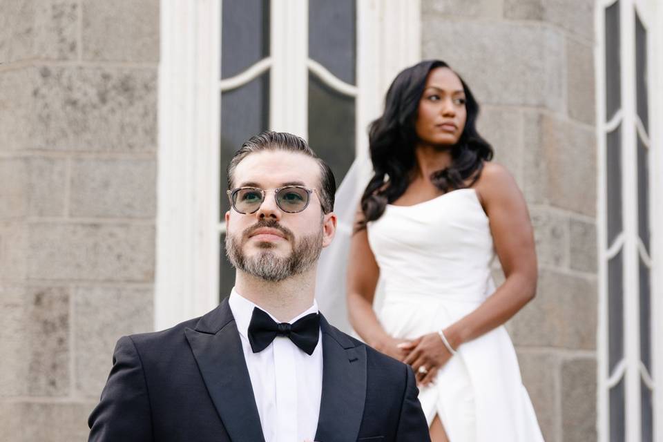 Classy wedding portraits
