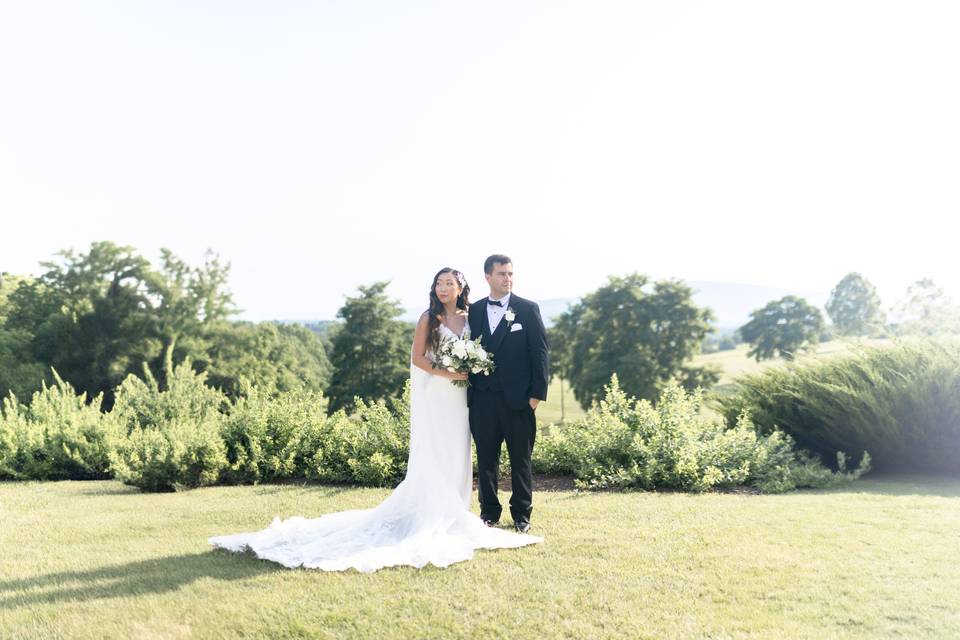Classy wedding portraits
