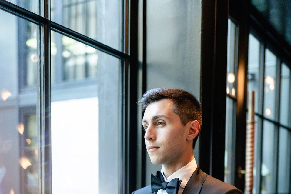 Groom portrait