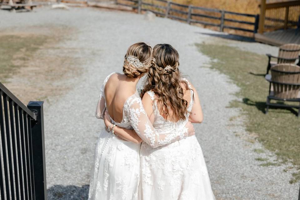 Two Bride poses