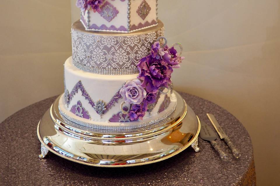 American-Indian wedding cake