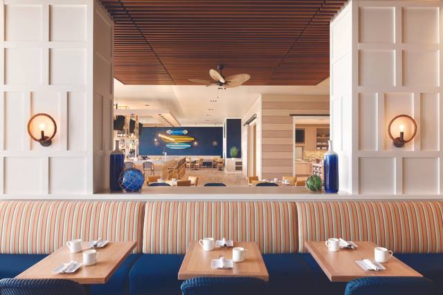 Breakfast seating area