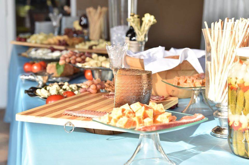 Cheese appetizer table