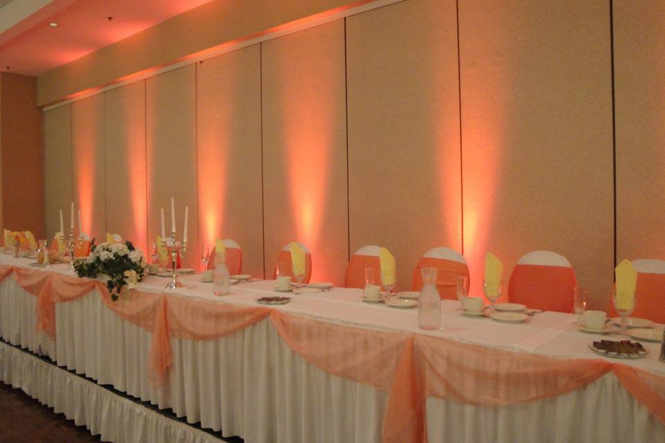 Long table setting