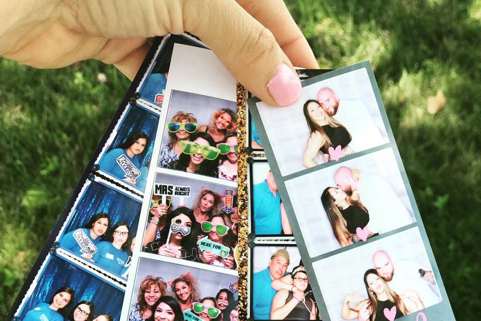 Sample photo booth prints