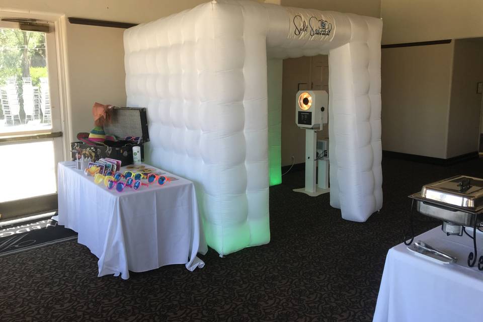 Photo booth setup