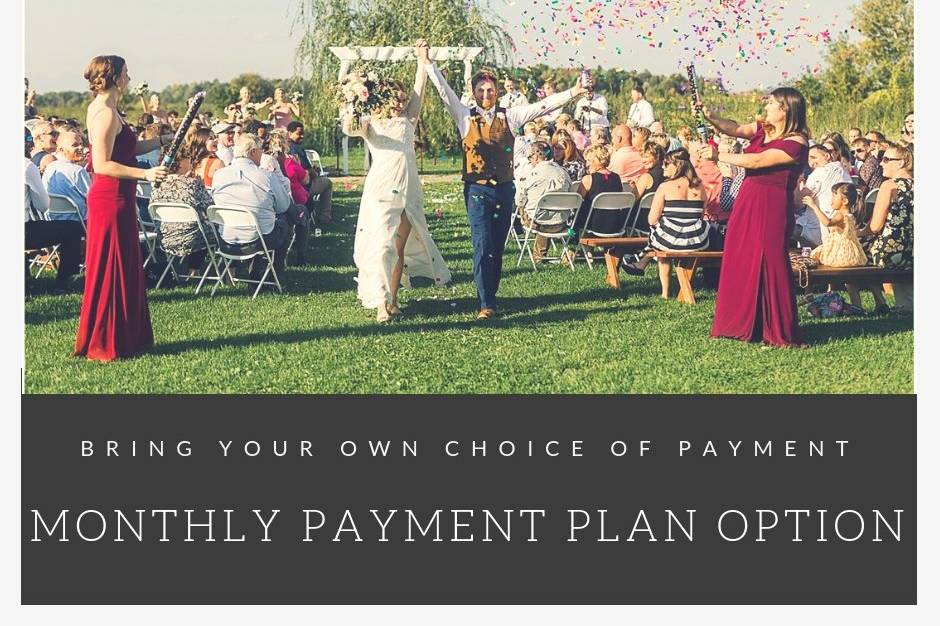 Monthly payment plans are here
