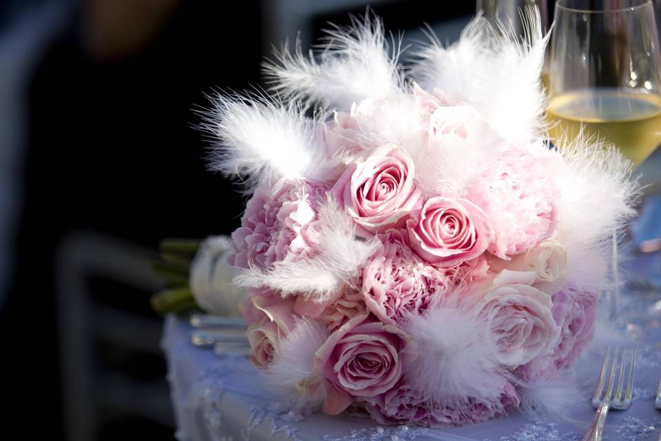 Our bride's pink bouquet