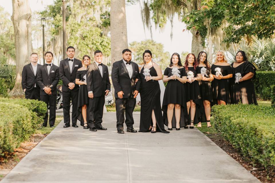The Bridesmaids and Groomsmen