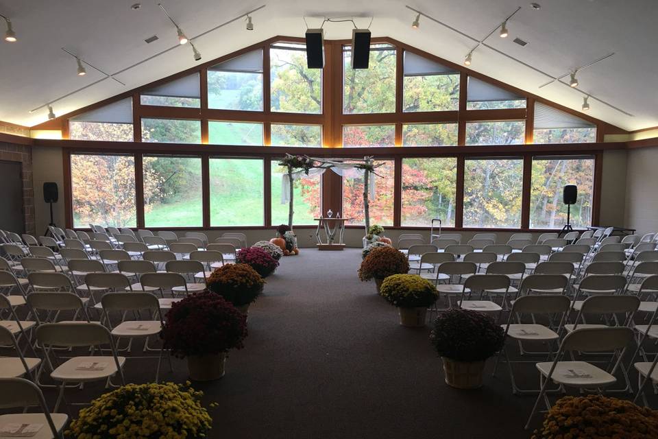 Indoor Ceremony Location W/Outdoor Ceremony Site