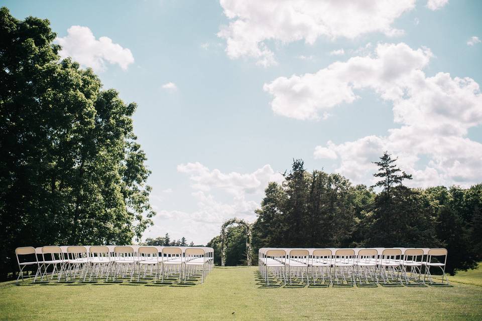 Outdoor wedding