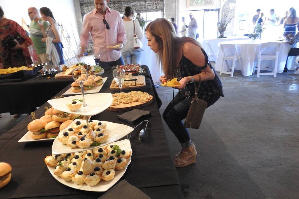 Catering setup