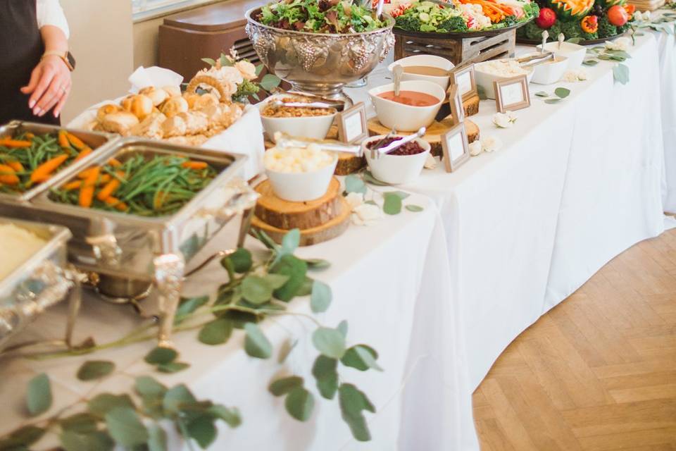 Orcutt Ranch Wedding Buffet