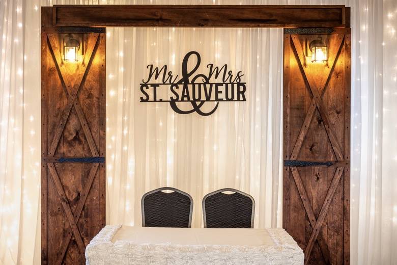 Custom Wedding Backdrops