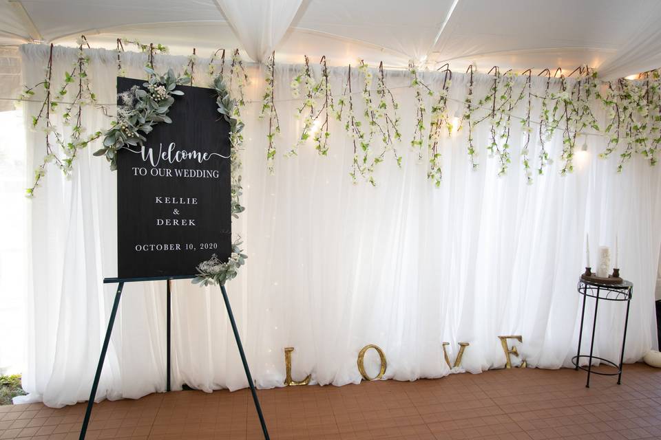 Custom Wedding Backdrops