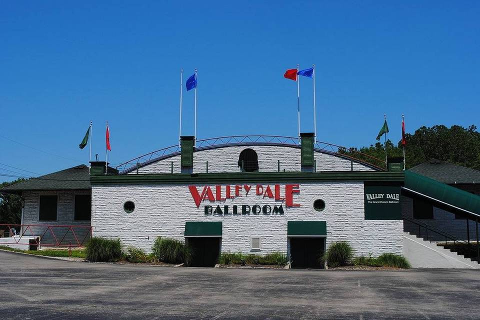 Exterior view of Valley Dale Ballroom