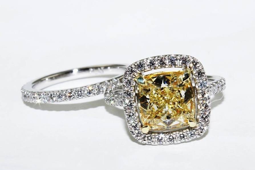 FY Diamond Bridal Set Ring