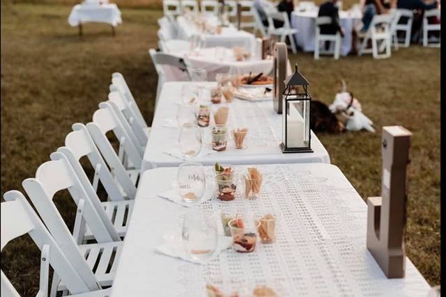 Wedding party table