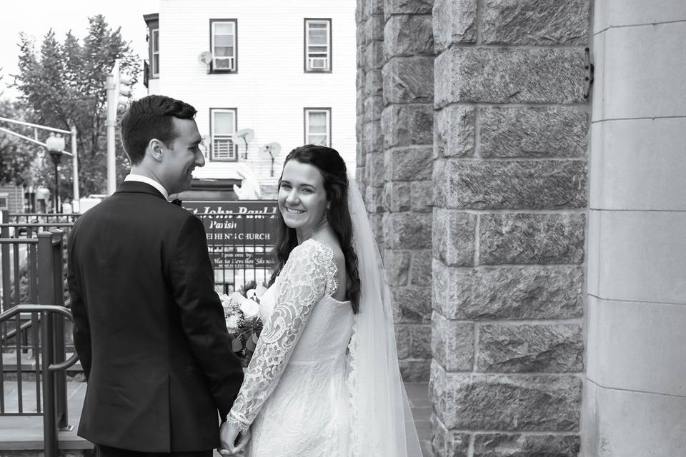 Bride and groom