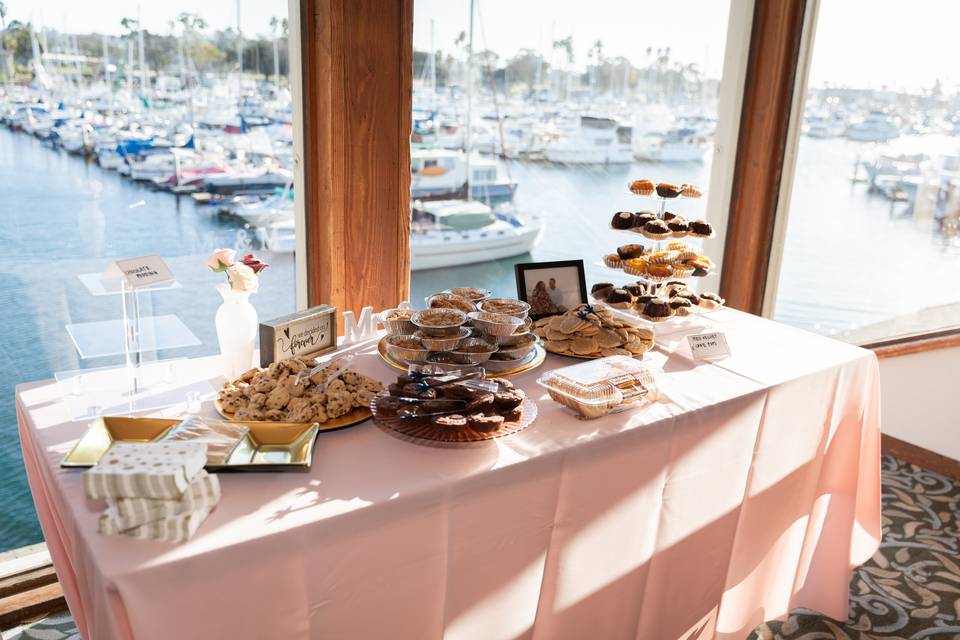 Dessert table