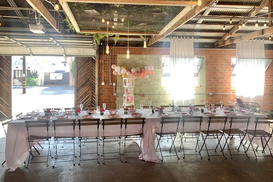 Bridal shower tables