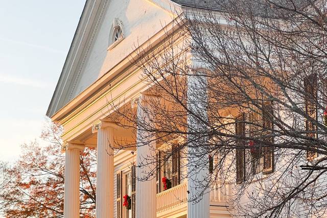 Front of Bailey Tebault House