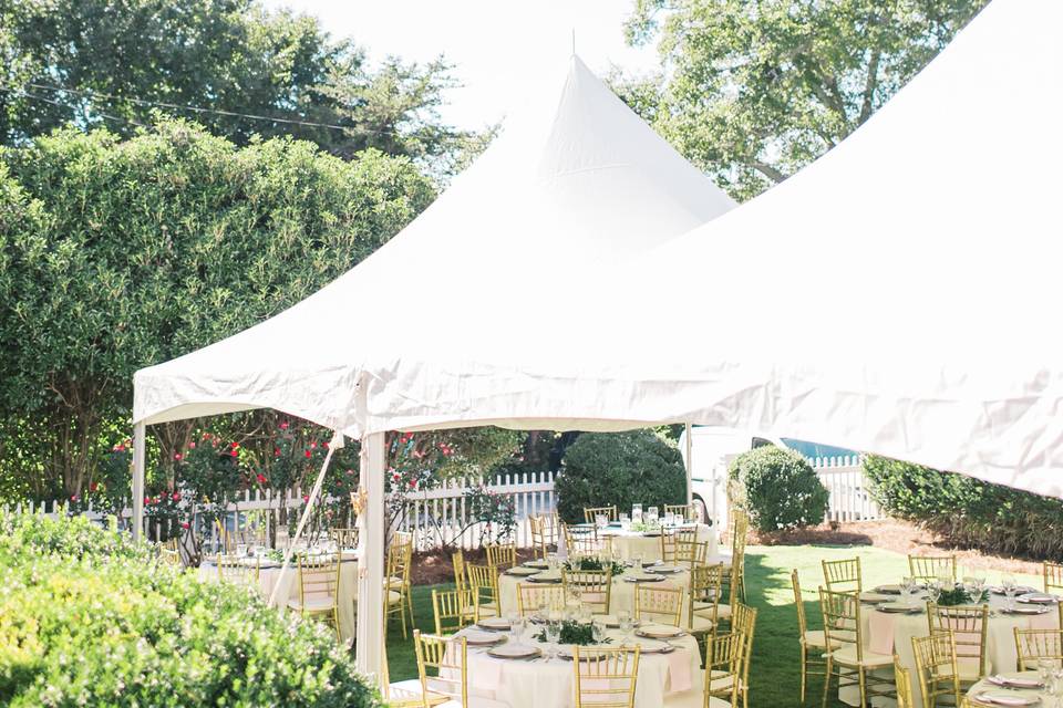 Garden Set Up - Tent and Seats