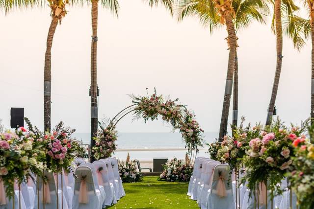 Beachfront ceremony