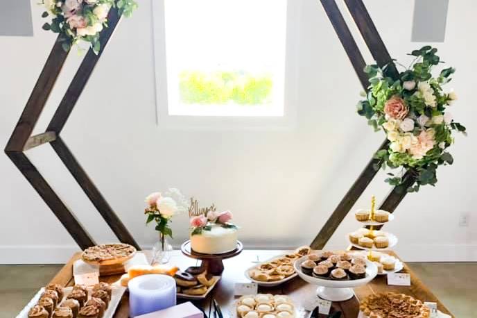 Gorgeous dessert table