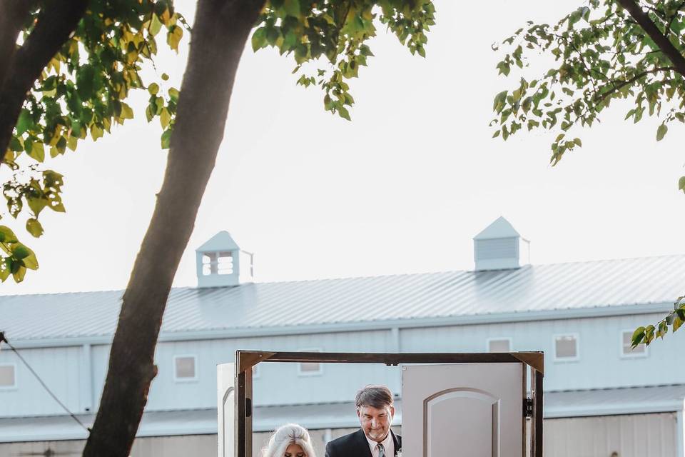 Walking down the aisle