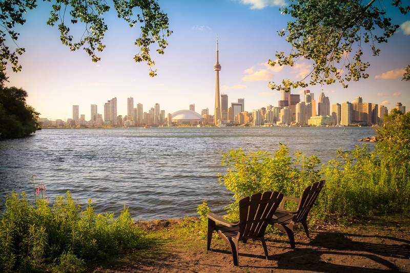 View from the Toronto Islands