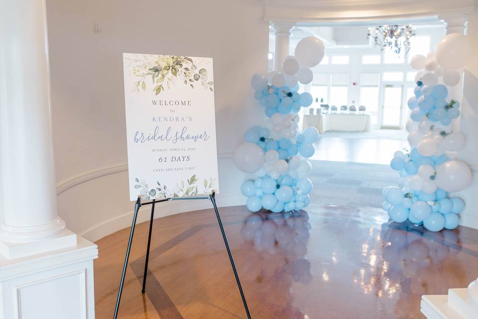 Bridal Shower Entrance