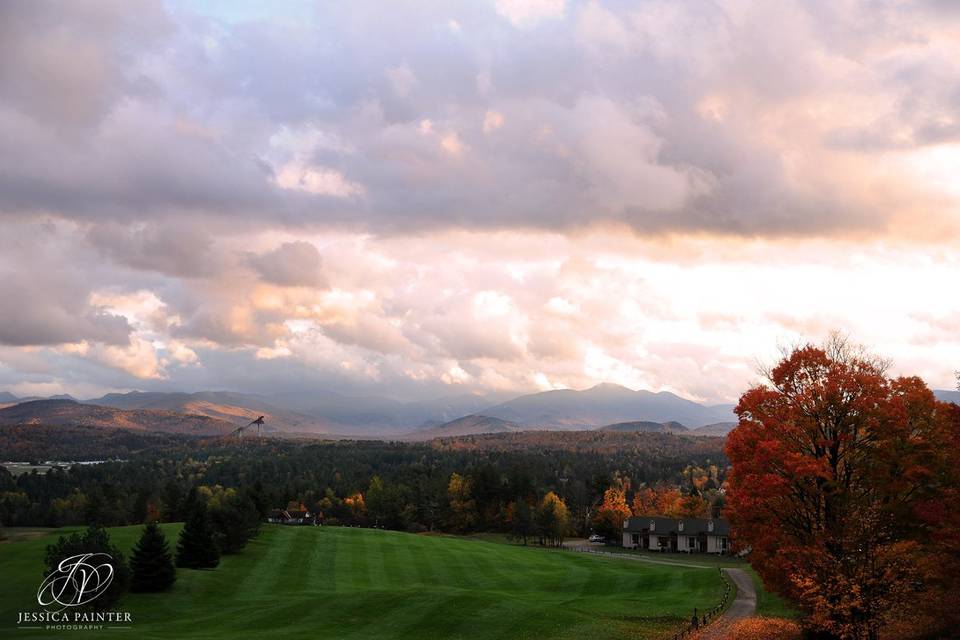 View from the Lake Placid Club Golf House - Jessica Painter Photography