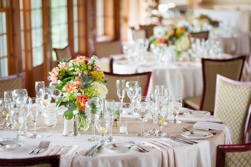 Gold House set for Dinner, Paul Reynolds Photography