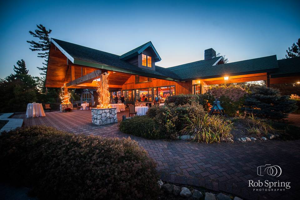 Lake Placid Club Golf House Porch, Rob Springs Photography