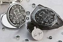 VINTAGE STYLE MIRRORED COMPACTS, PERFECT FOR BRIDESMAIDS GIFTS, BRIDAL SHOWER FAVORS OR A GIRL