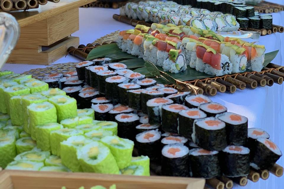 Sushi catering in Malibu