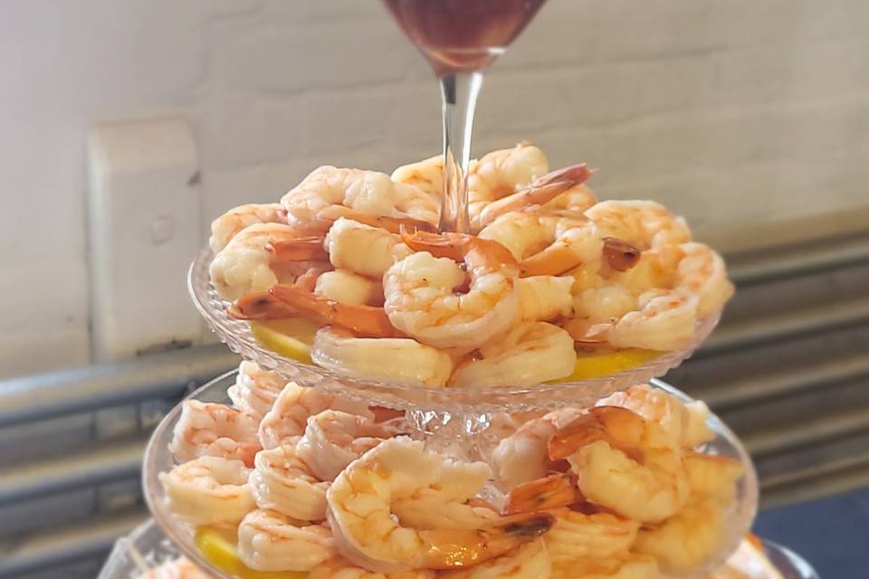 Shrimp Cocktail Tower