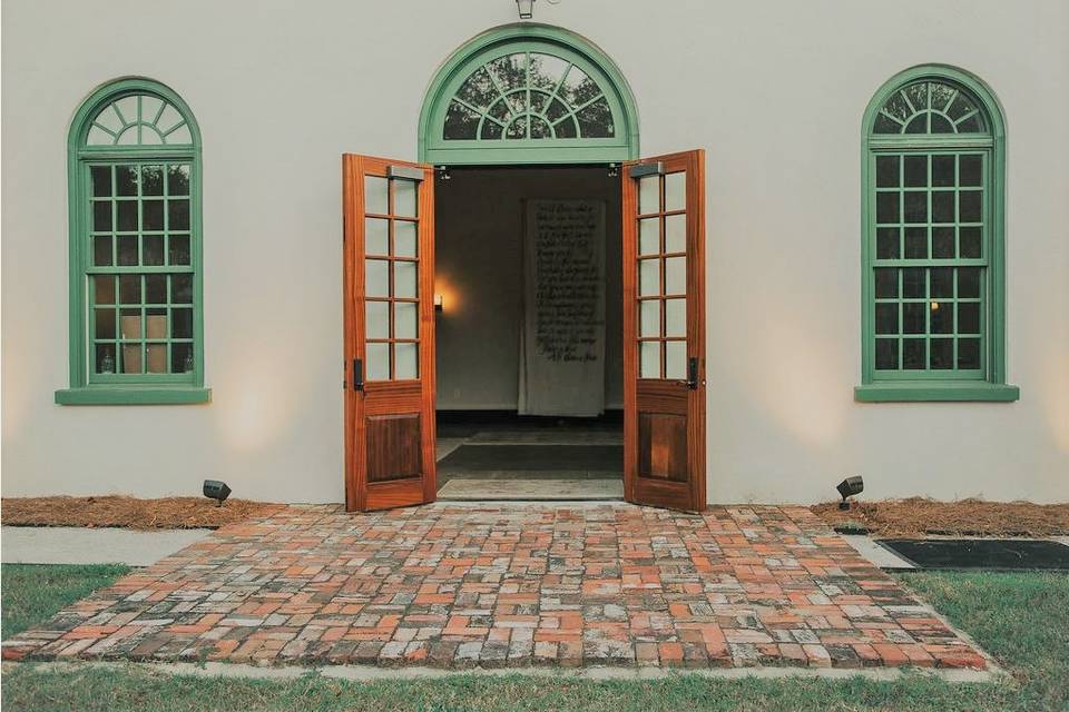 French door entrance