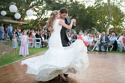 Couple dancing