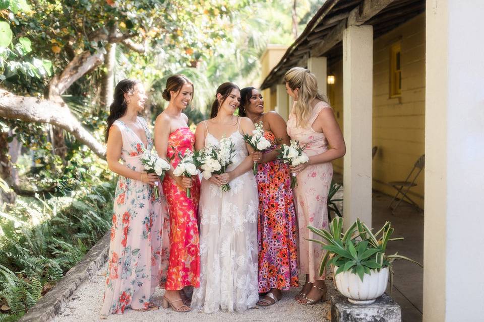 Colorful Bridesmaids Dresses