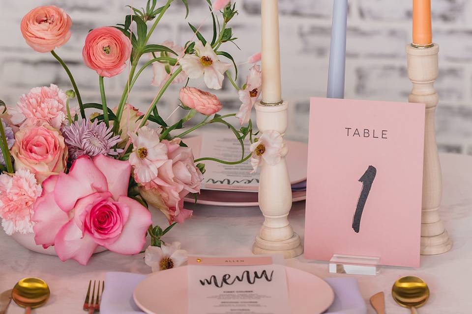 Colorful Table Decor