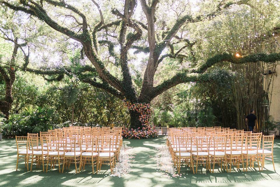 Tropical Wedding Ceremony