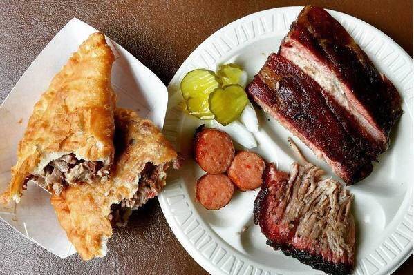 Plates of food