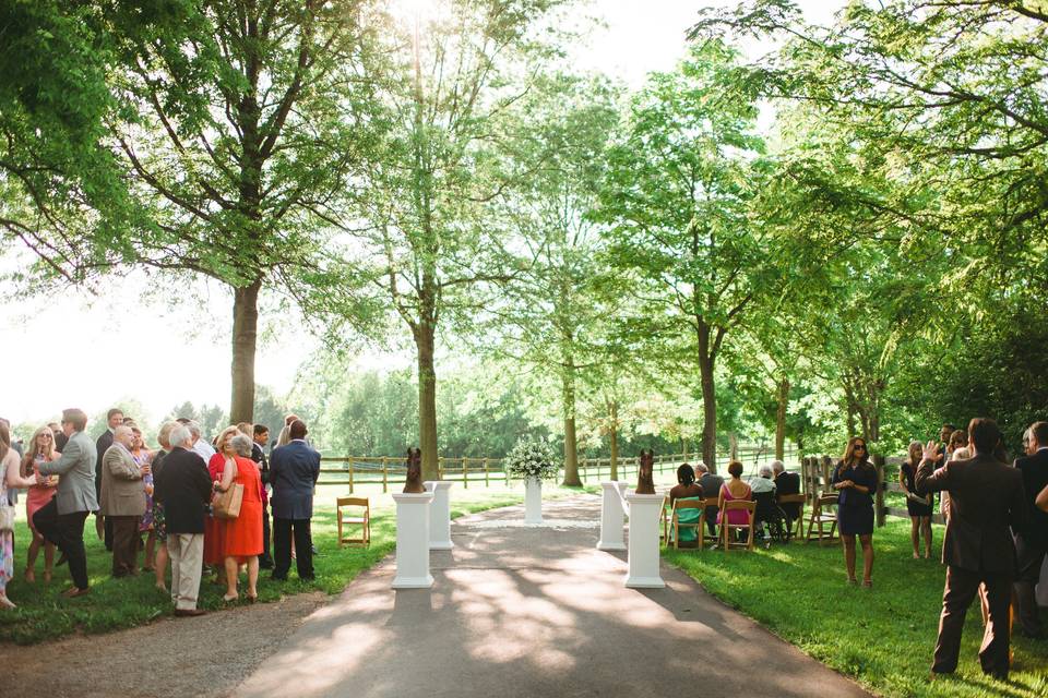 Spring Polo Barn at Saxony Farms Wedding