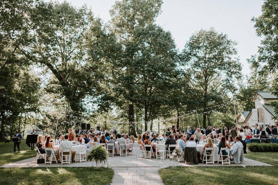 Garden wedding | Photo by Drake and Eliza