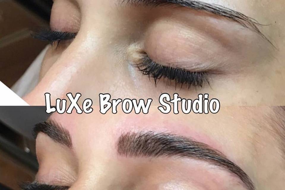 Before & after brows