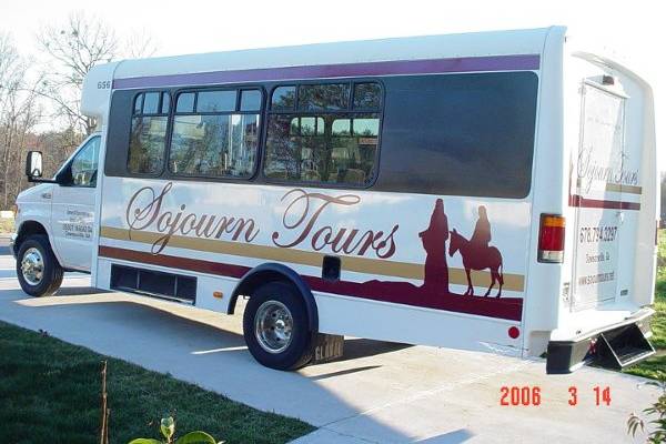 Sojourn Tours & Limousine's 17 passenger mini-bus